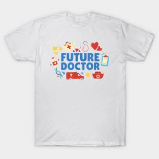 Future Doctor Shirt School Studying Girls Boys Future Doctor T-Shirt T-Shirt